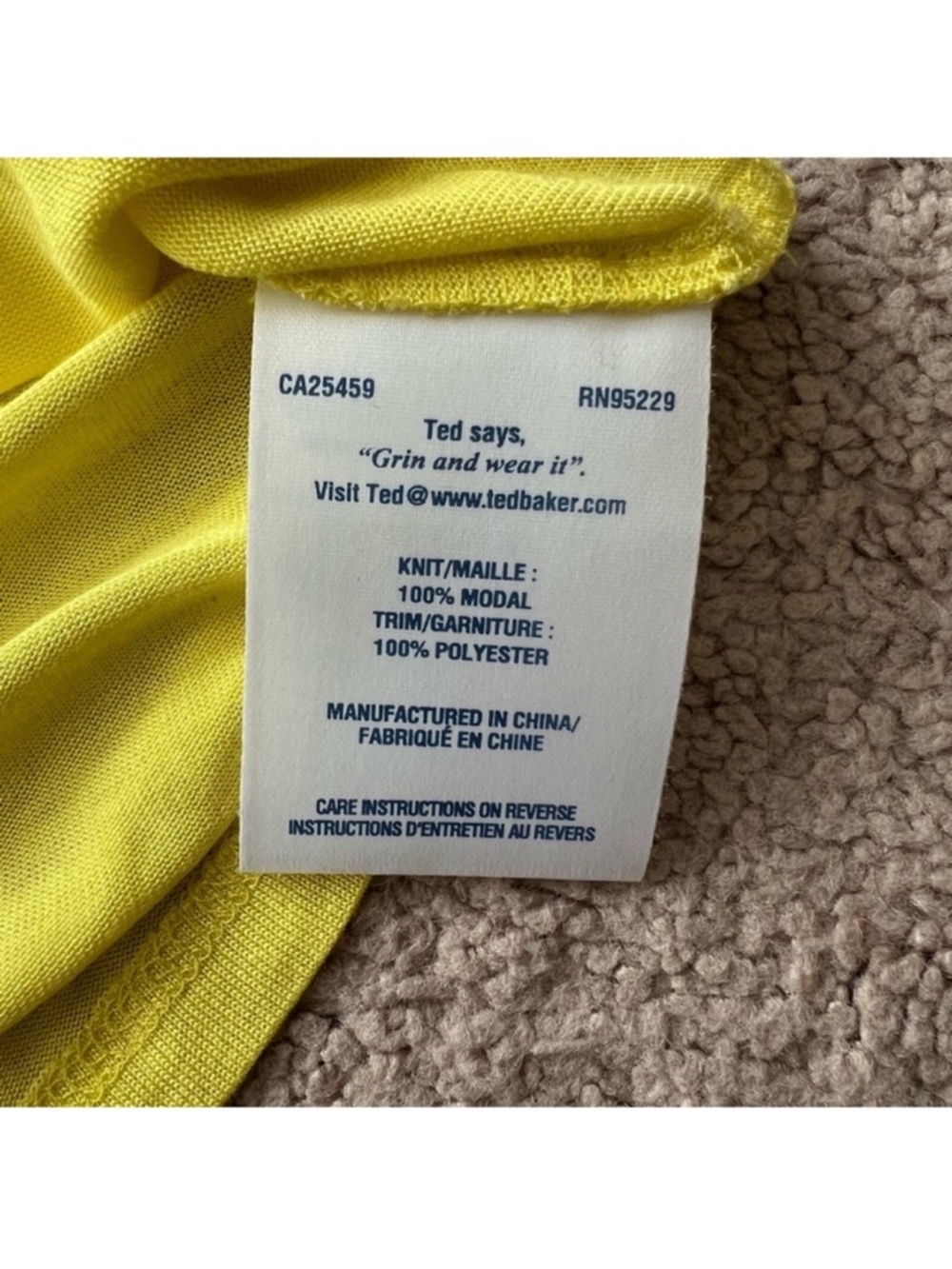 Yellow Ruffle Bow Shoulder Tank Top - Picture 3 of 4